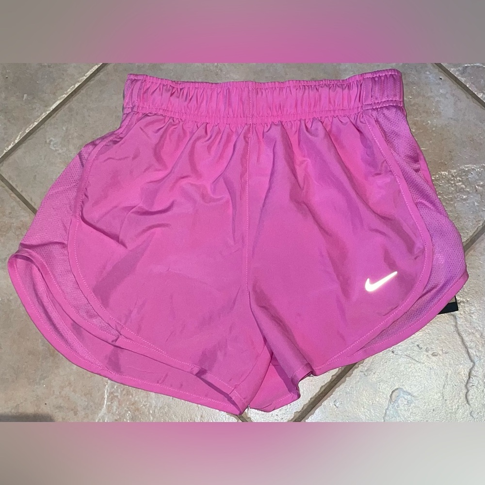 NWT NEW Nike Women’s High Waist Run Shorts Lined Pink XS